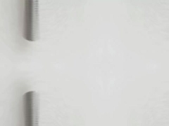 Болты молибдена привинчивают штангу продетую нитку молибденом