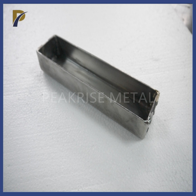 High Temperature Welding Tungsten Boat Riveting / Folding Pure Tungsten Boat