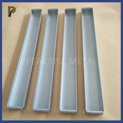 High Temperature Welding Tungsten Boat Riveting / Folding Pure Tungsten Boat